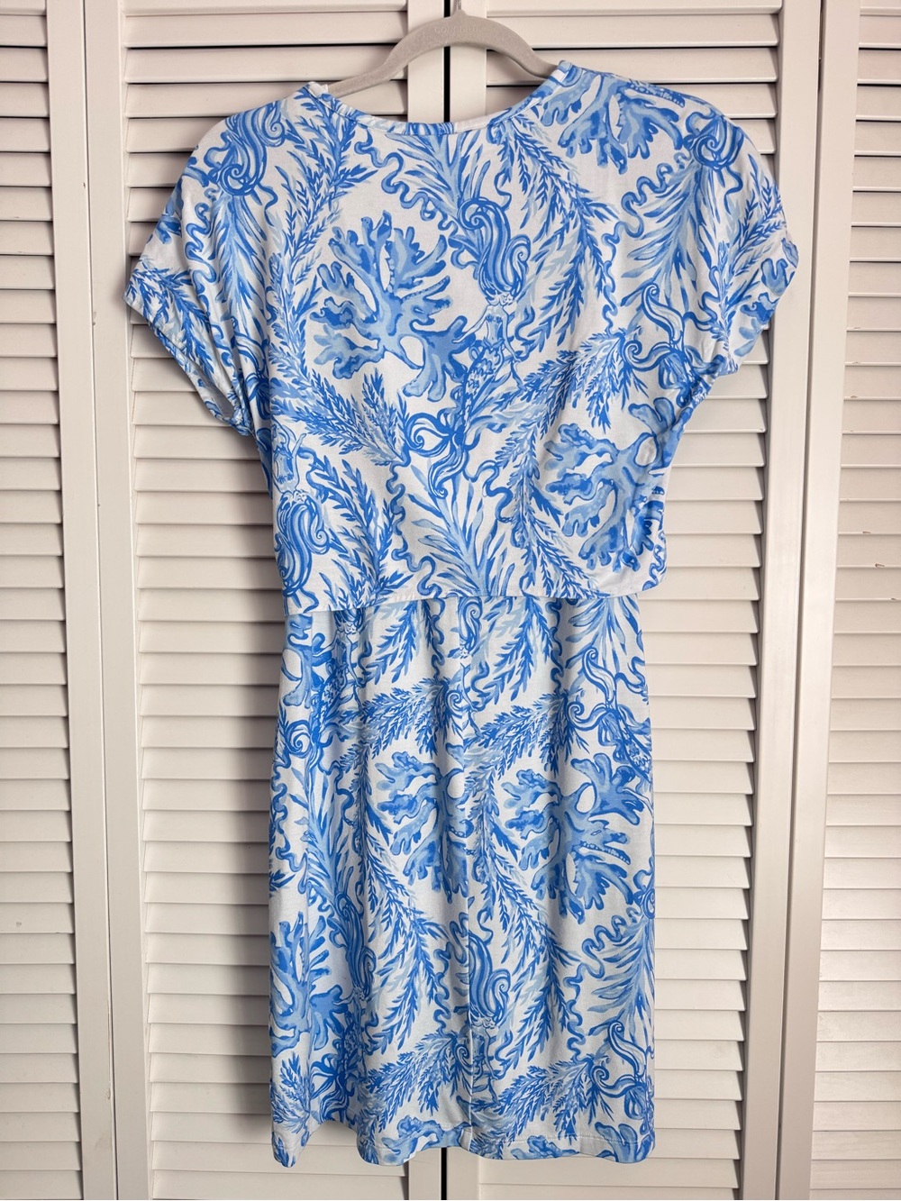 Lilly Pulitzer Inca Dress Resort White Aqua Lounge Cruise Beach Size XS - Picture 8 of 10
